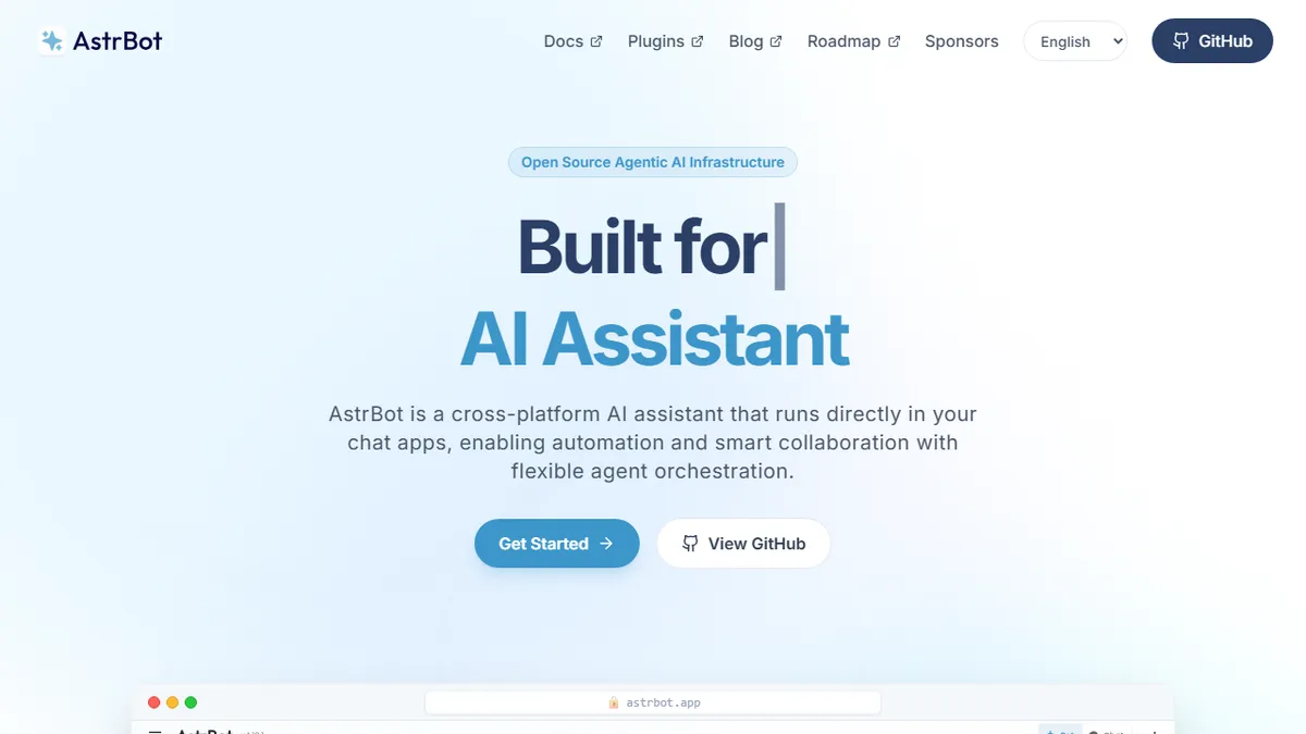 AstrBot preview image