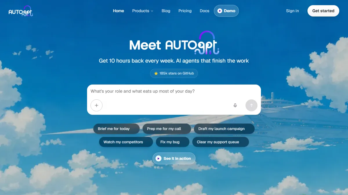 AutoGPT preview image