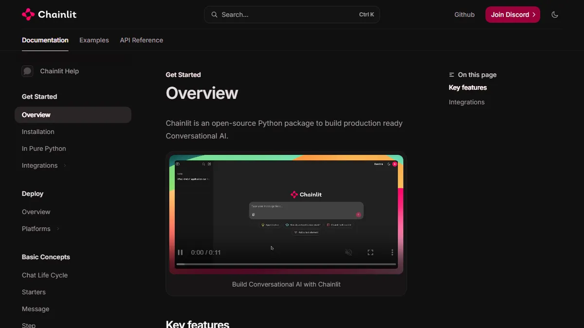 Chainlit preview image