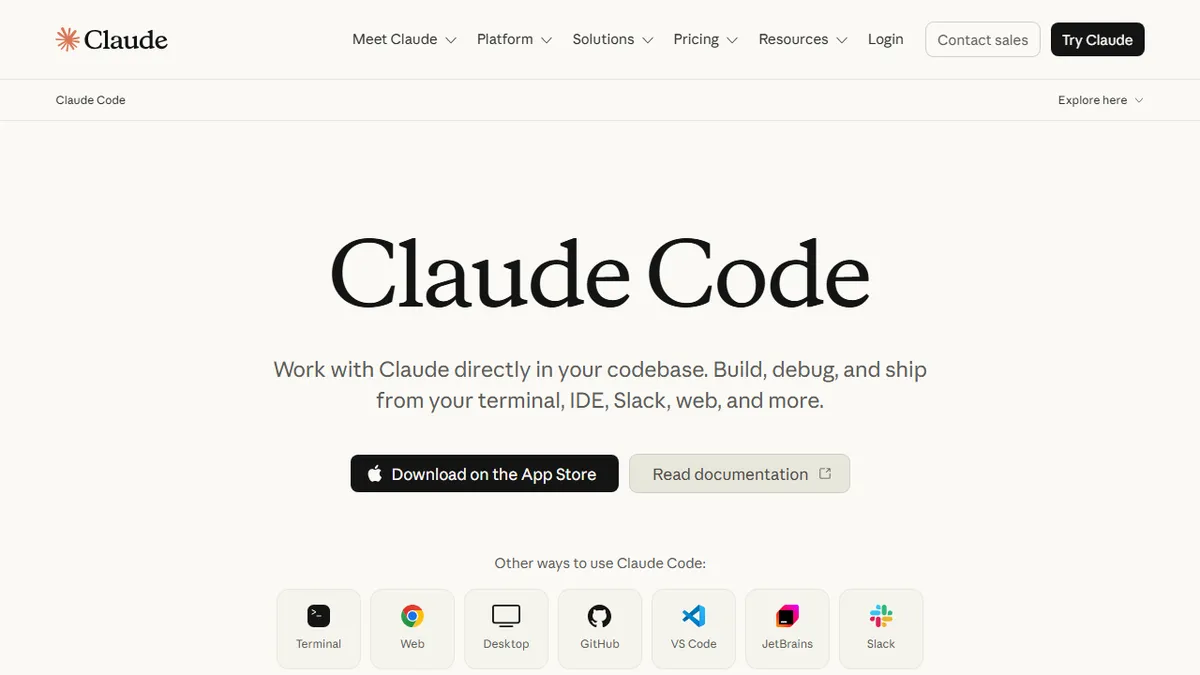 Claude Code preview image