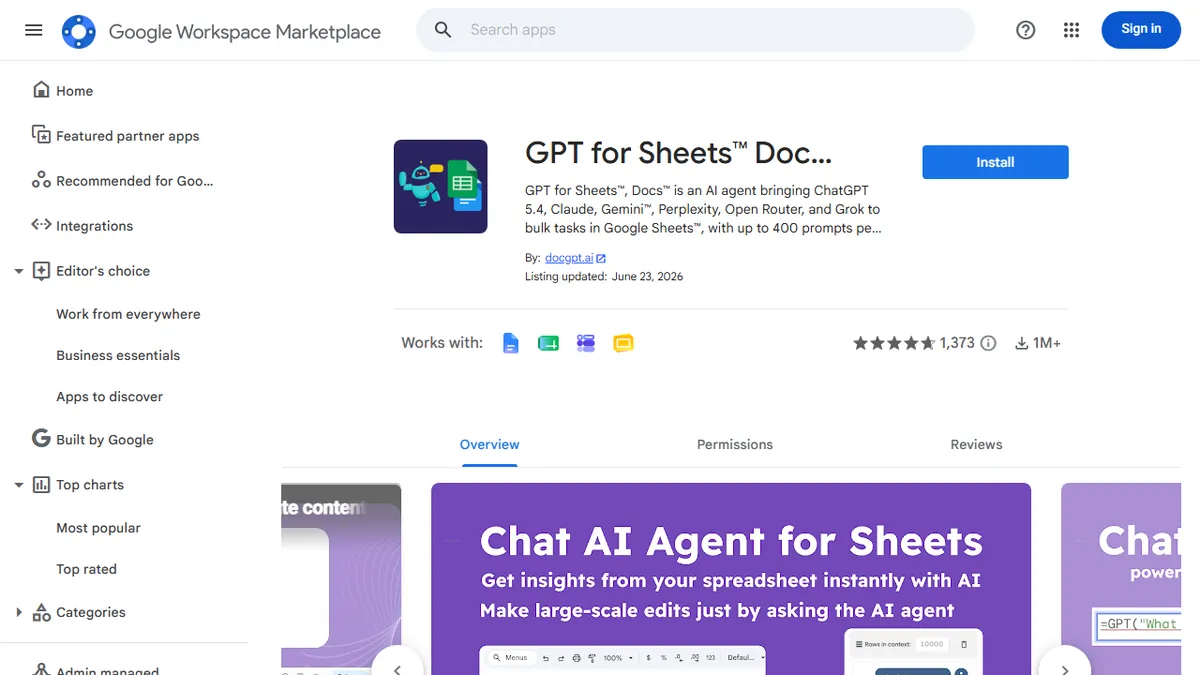 DocGPT AI Writer for Docs preview image
