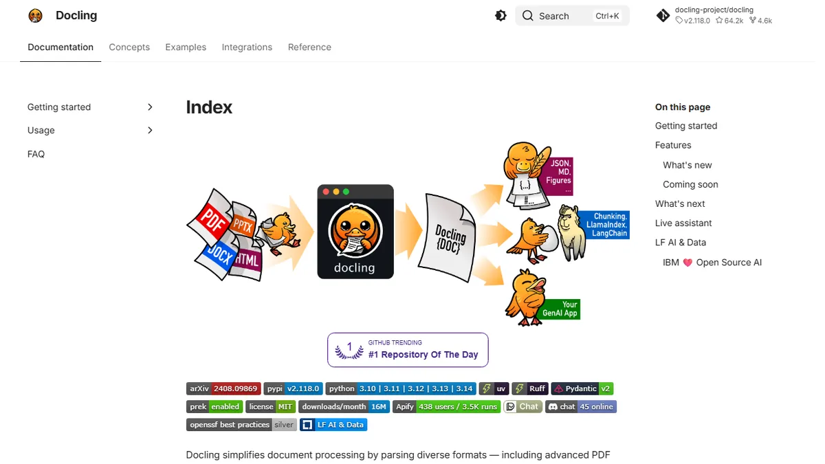 Docling preview image