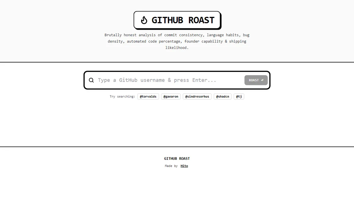 GitRoast preview image