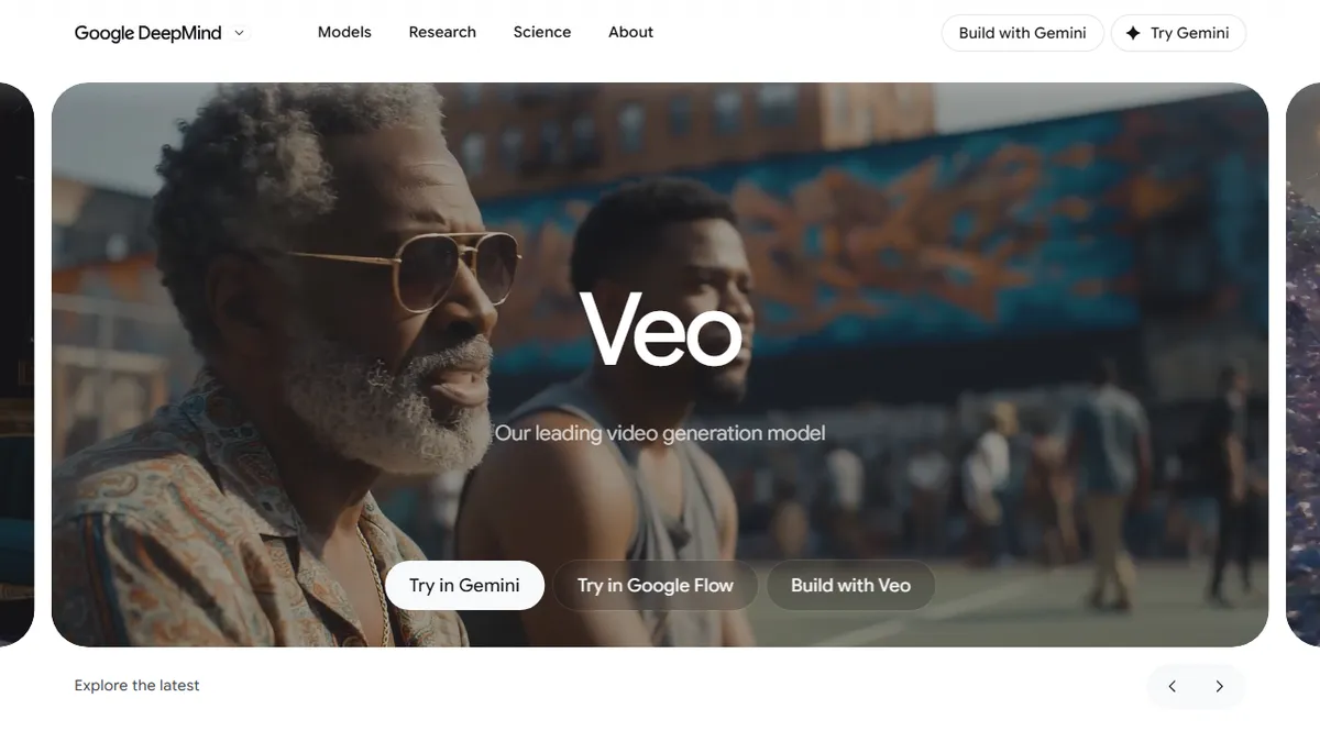 Google Veo preview image