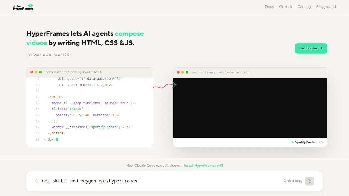 HyperFrames preview image