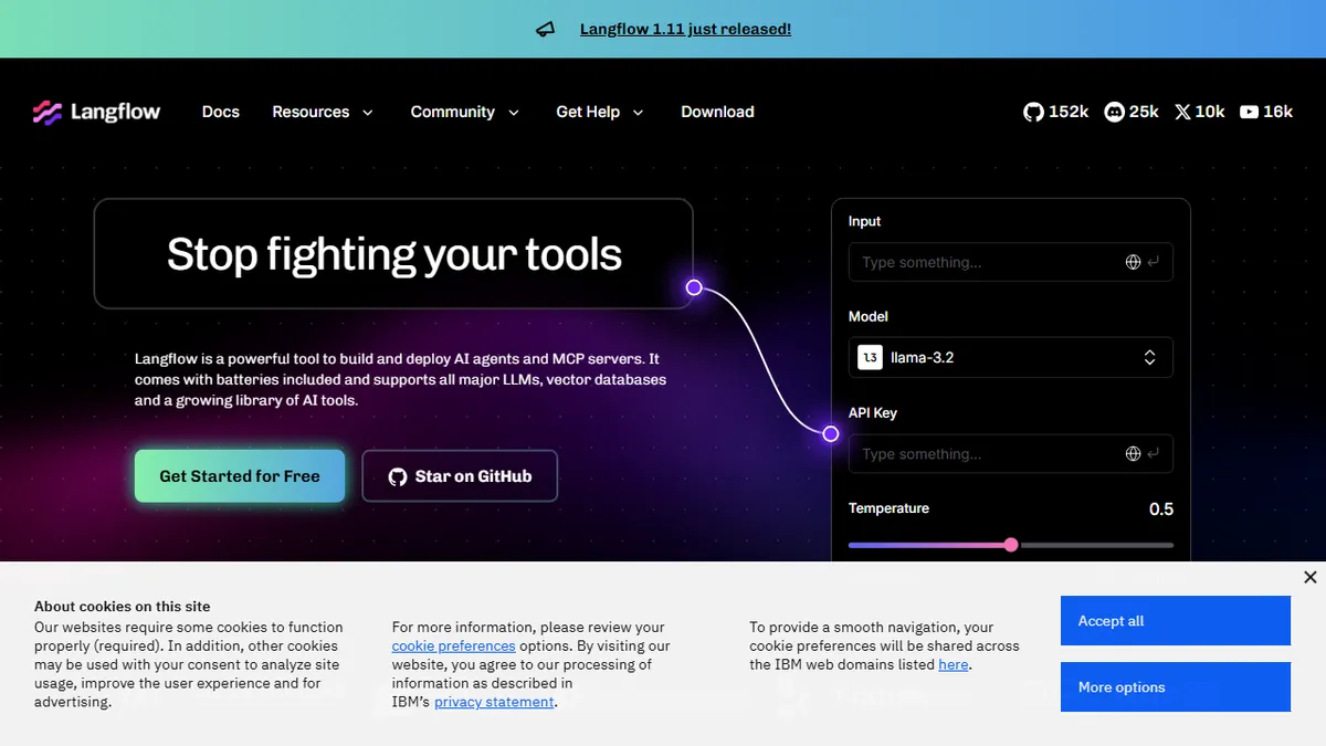 Langflow preview image