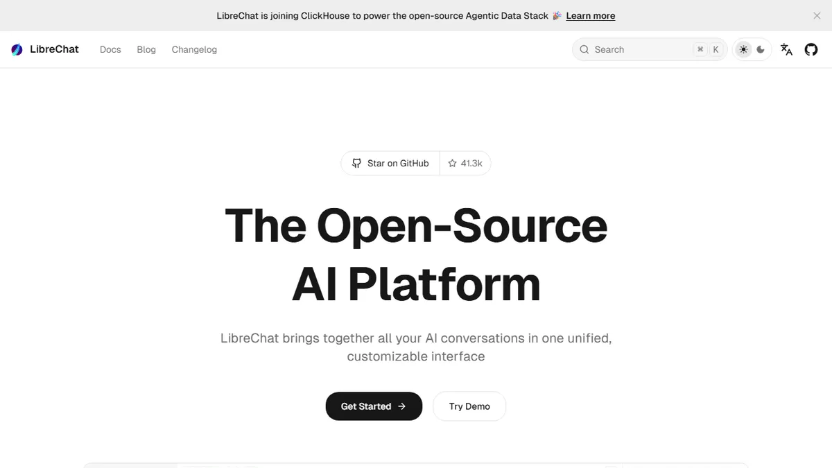 LibreChat preview image