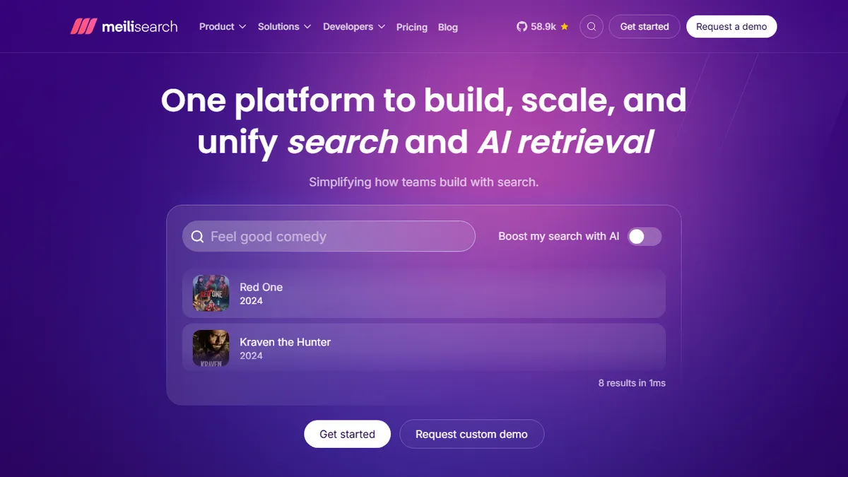 Meilisearch preview image