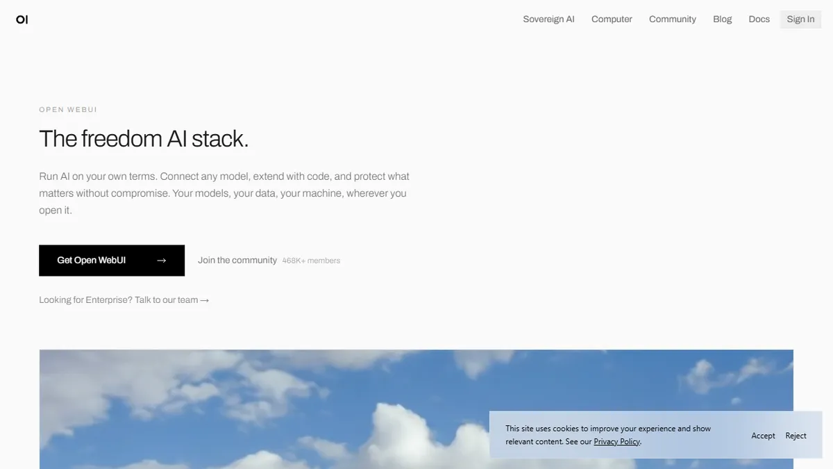 Open WebUI preview image