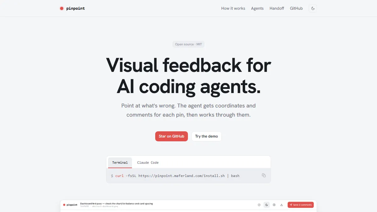 Pinpoint preview image