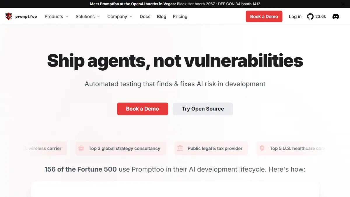 Promptfoo preview image