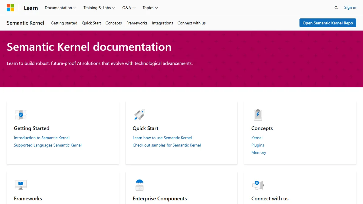 Semantic Kernel preview image