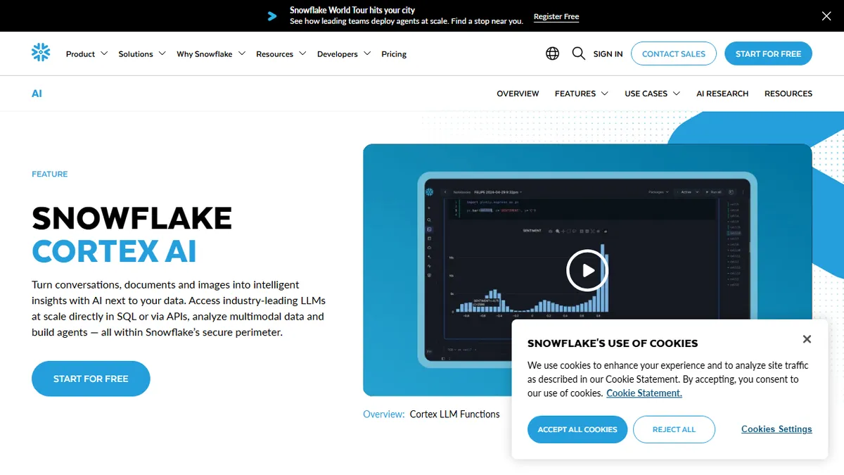 Snowflake Cortex preview image