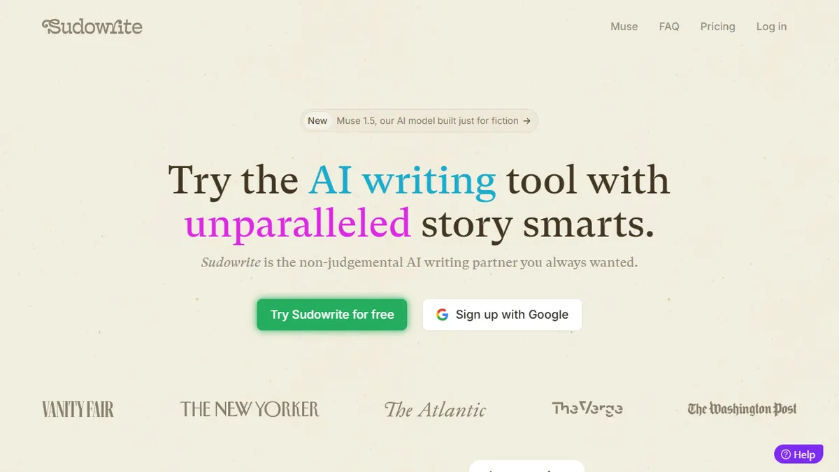 Sudowrite preview image