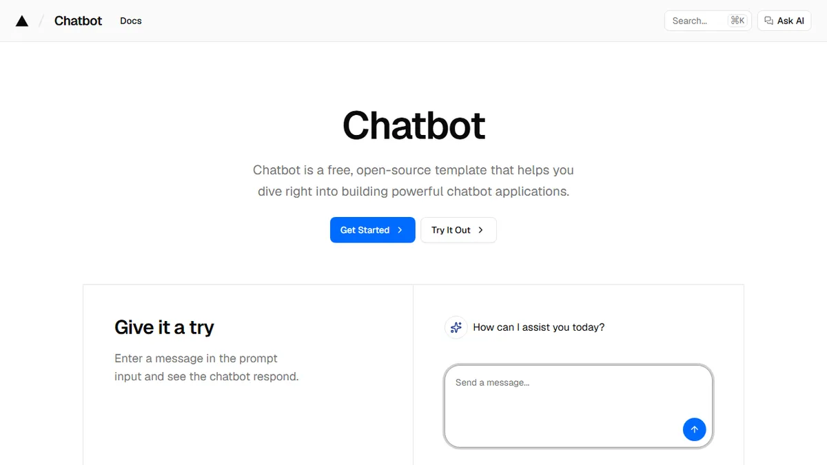 Chatbot by Vercel preview image
